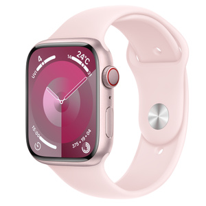 Apple Watch Series 9 (GPS + Cellularモ‍デ‍ル) - 45mmピンク 