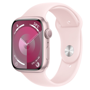Apple Watch Series 9 (GPSモデル) - 45mmピンクアルミニウムケースと 