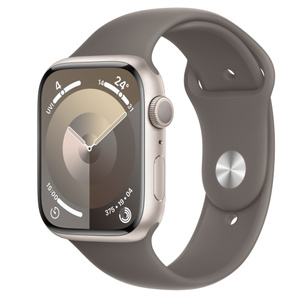 Apple Watch Series 9 GPS, 45 mm Aluminiumgehäuse Polarstern 