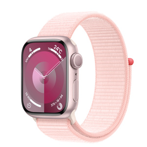 Apple Watch Series 9 (GPSモデル) - 41mmピンクアルミニウムケースと 