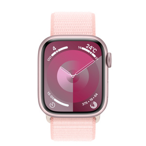 Apple Watch Series 9 (GPSモデル) - 41mmピンクアルミニウムケースと 