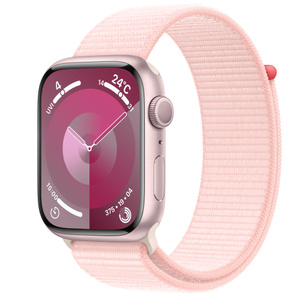 Apple Watch Series 9 (GPSモデル) - 45mmピンクアルミニウムケースと 