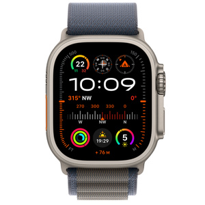 Apple Watch Ultra 2 GPS + Cellular, 49 mm Titangehäuse, Alpine 