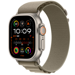 Apple Watch Ultra 2 GPS + Cellular, 49 mm Titangehäuse, Alpine 