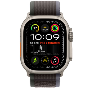 Apple Watch Ultra 2 GPS + Cellular, 49 mm Titangehäuse, Trail Loop 