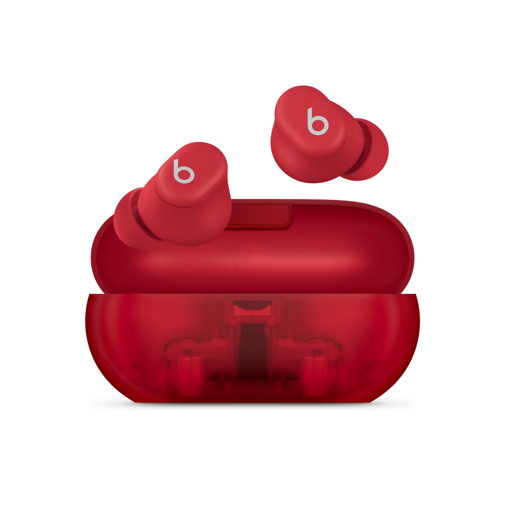 Beats Solo Buds - True Wireless Earbuds - Transparent Red – MUW03ZM/A