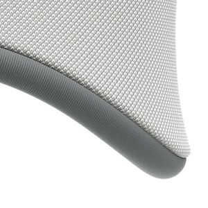 Light Seal Cushion, dark shade of grey, fitted against the Light Seal, a light shade of grey woven mesh fabric