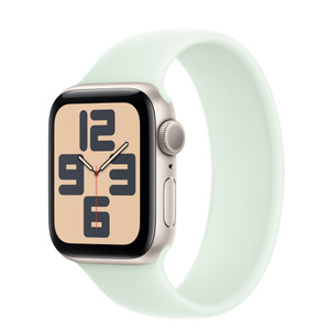 Apple Watch SE GPS, 40 mm Aluminiumgehäuse Polarstern, Solo Loop 