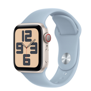 Apple Watch SE (GPS + Cellularモ‍デ‍ル) - 40mmスターライト 