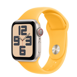 Apple Watch SE (GPS + Cellularモ‍デ‍ル) - 40mmスターライト 