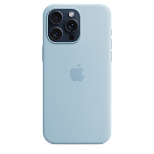 iPhone 15 Pro Max Silikon Case mit MagSafe  Hellblau - Apple (DE)