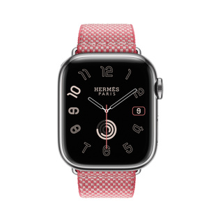 Apple Watch Hermès Series 9 GPS + Cellular, 41 mm Edelstahlgehäuse 