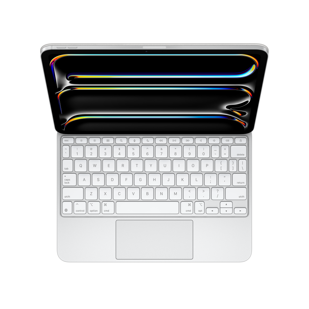 Magic Keyboard for iPad Pro 11‑inch (M4) - US - White – MWR03LB/A