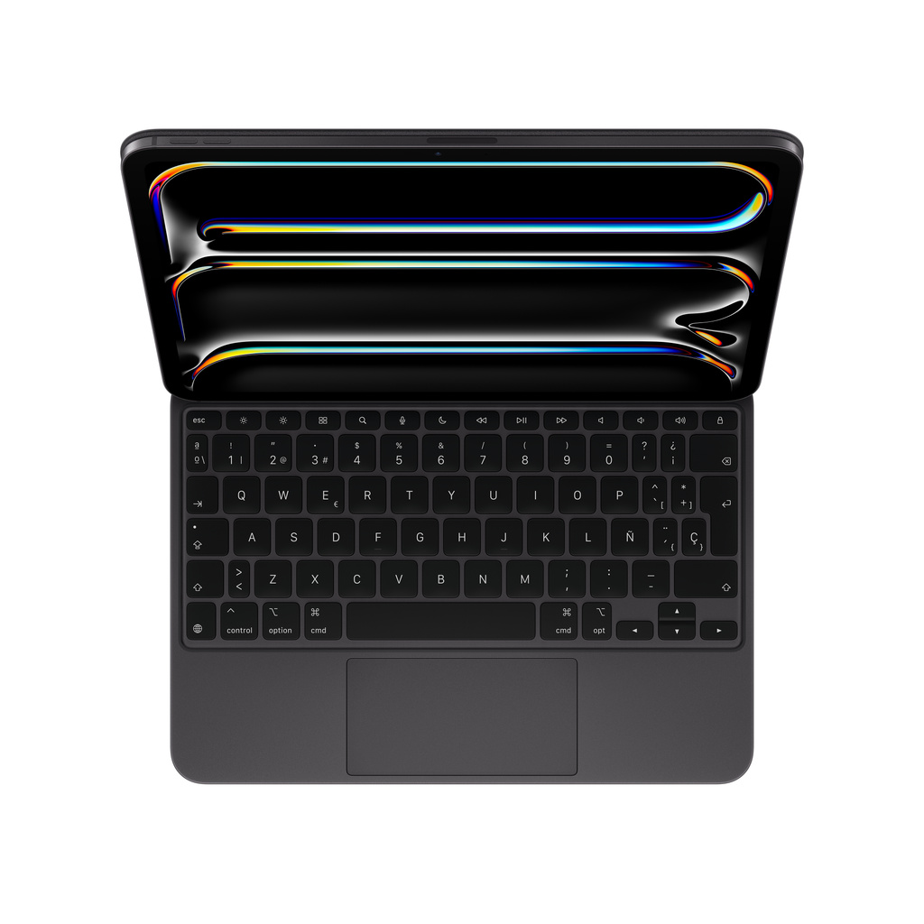 Apple 11インチiPad Pro（M5）用Magic Keyboard - スペイン語（スペイン）- ブラック