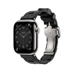Apple Watch Hermès - 42mm Noir Kilim Single Tour - Apple (UK)