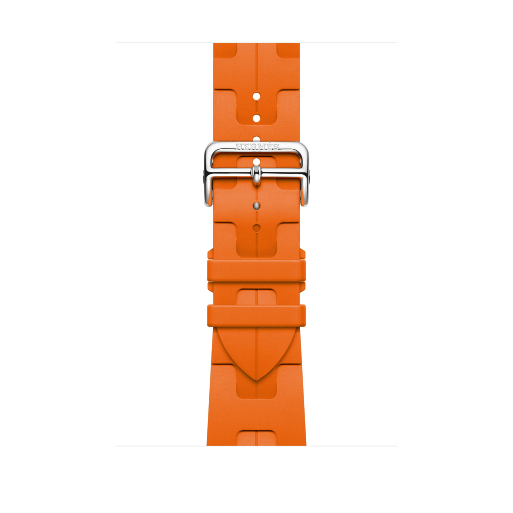 Apple Watch Hermès - 46mmケース用キリム（オレンジ）シンプルトゥール
