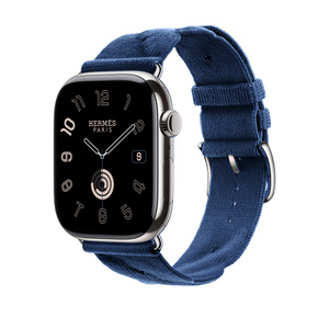Apple Watch Hermès - 46mm Navy Torsade Single Tour - Apple