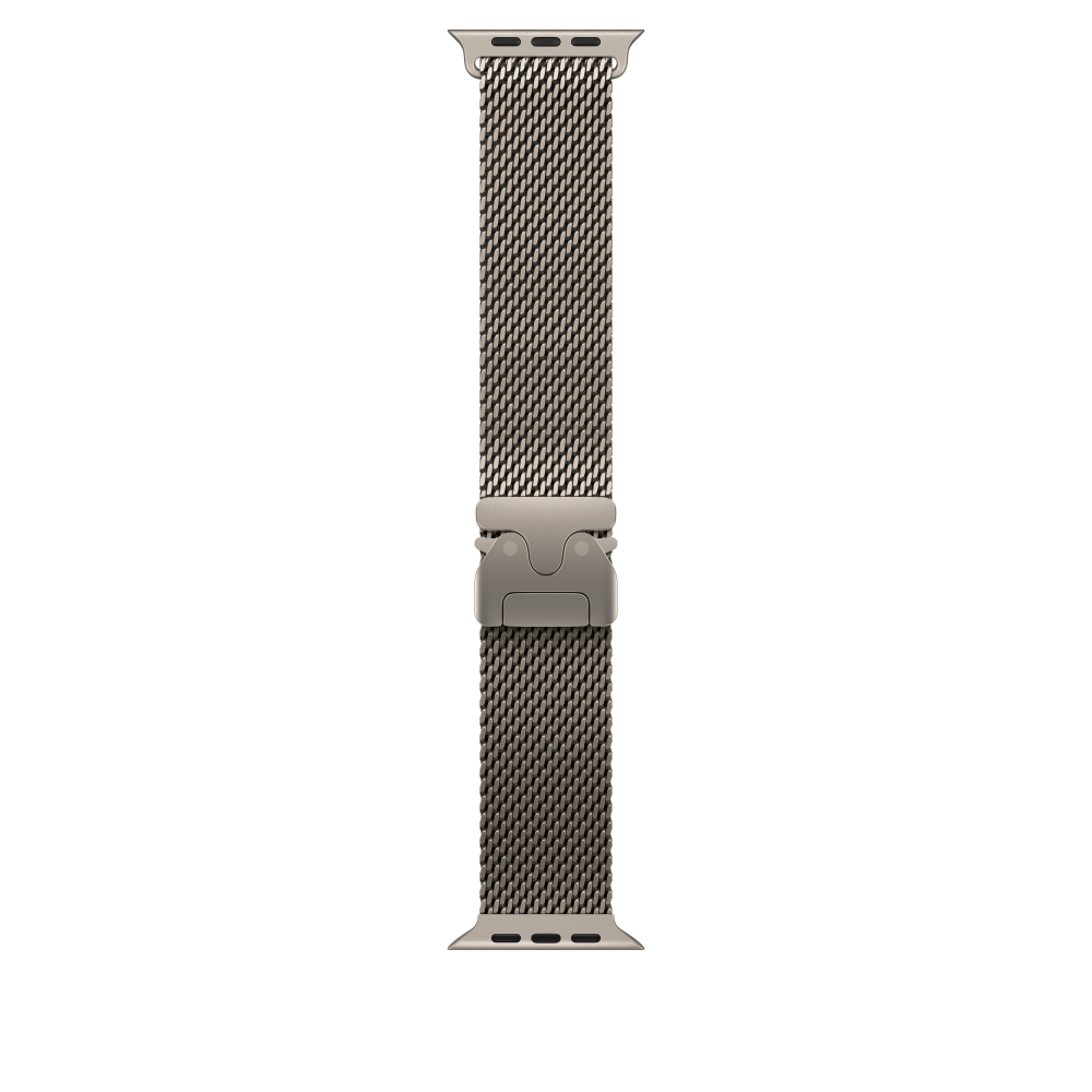 49mm Natural Titanium Milanese Loop - Small – MXKC3ZM/A