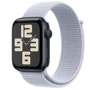 Buy Apple Watch SE GPS, 44mm Midnight Aluminum Case with Blue 