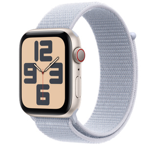 Buy Apple Watch SE GPS, 44mm Silver Aluminum Case with Blue Cloud  