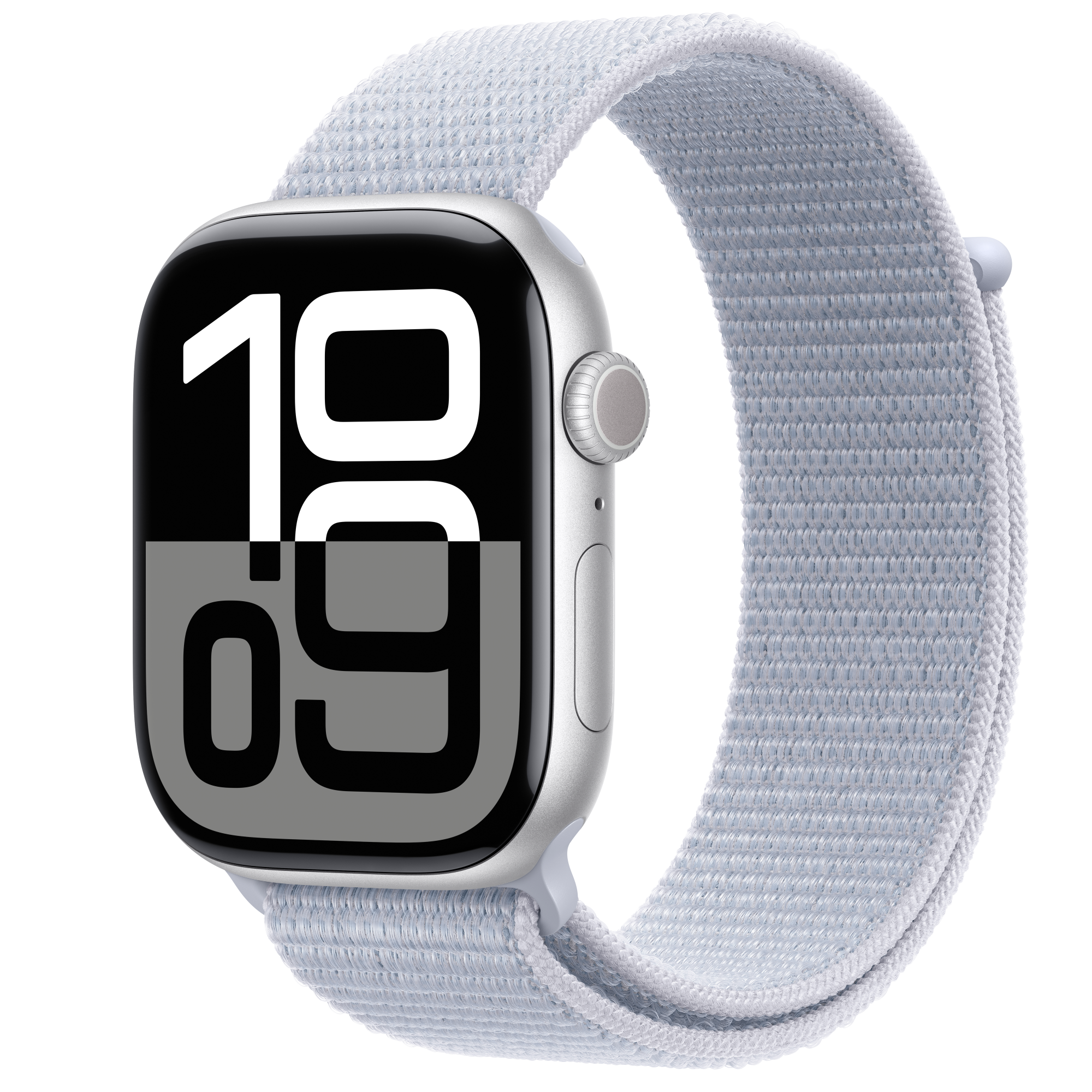 Buy Apple Watch Series 10 GPS, 46mm Silver Aluminum Case with Blue 