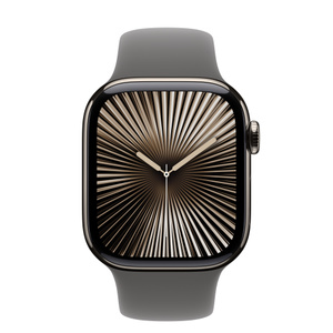 Buy Apple Watch Series 10 GPS + Cellular, 42mm Natural Titanium 