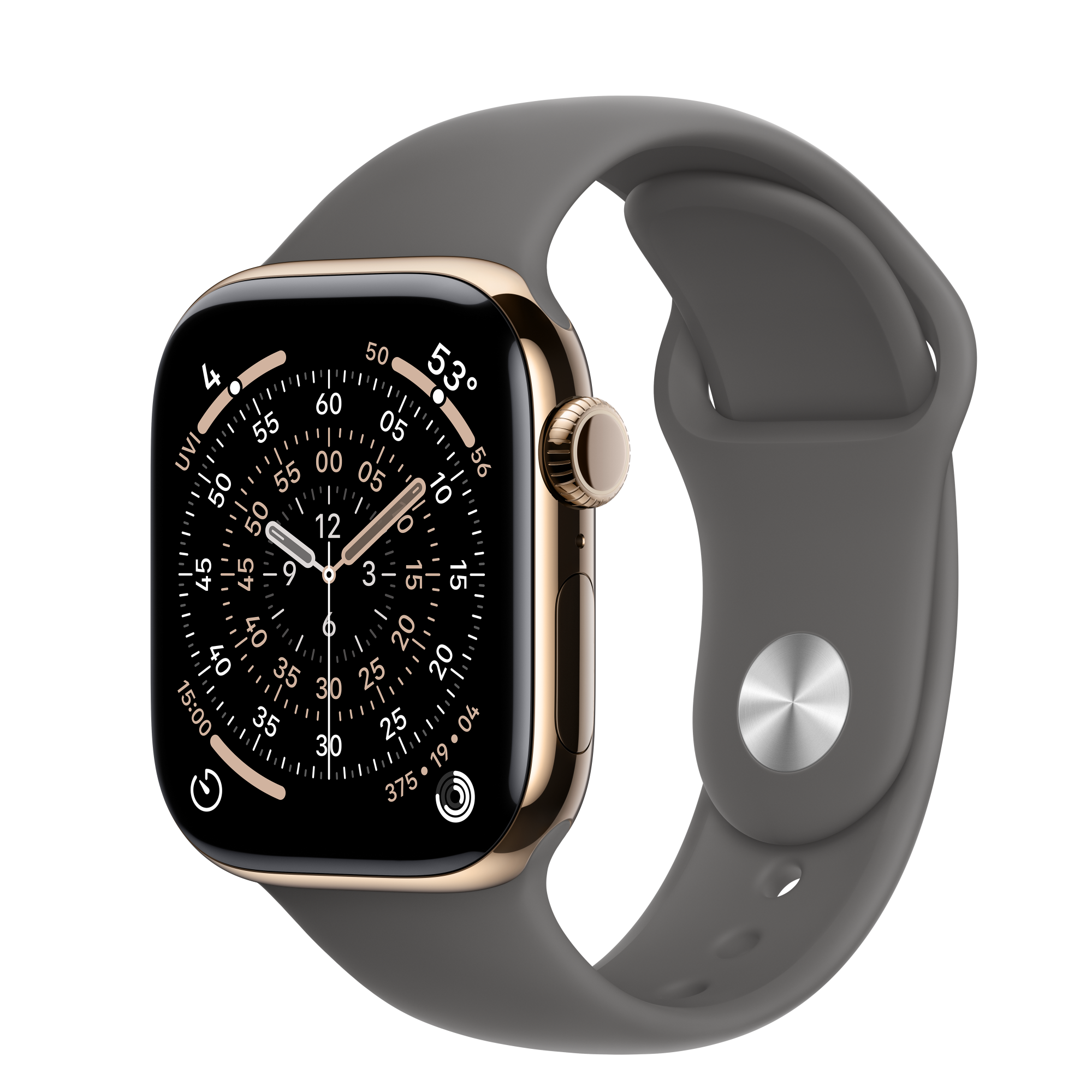 Buy Apple Watch Series 11 GPS + Cellular, 42mm Gold Titanium Case 