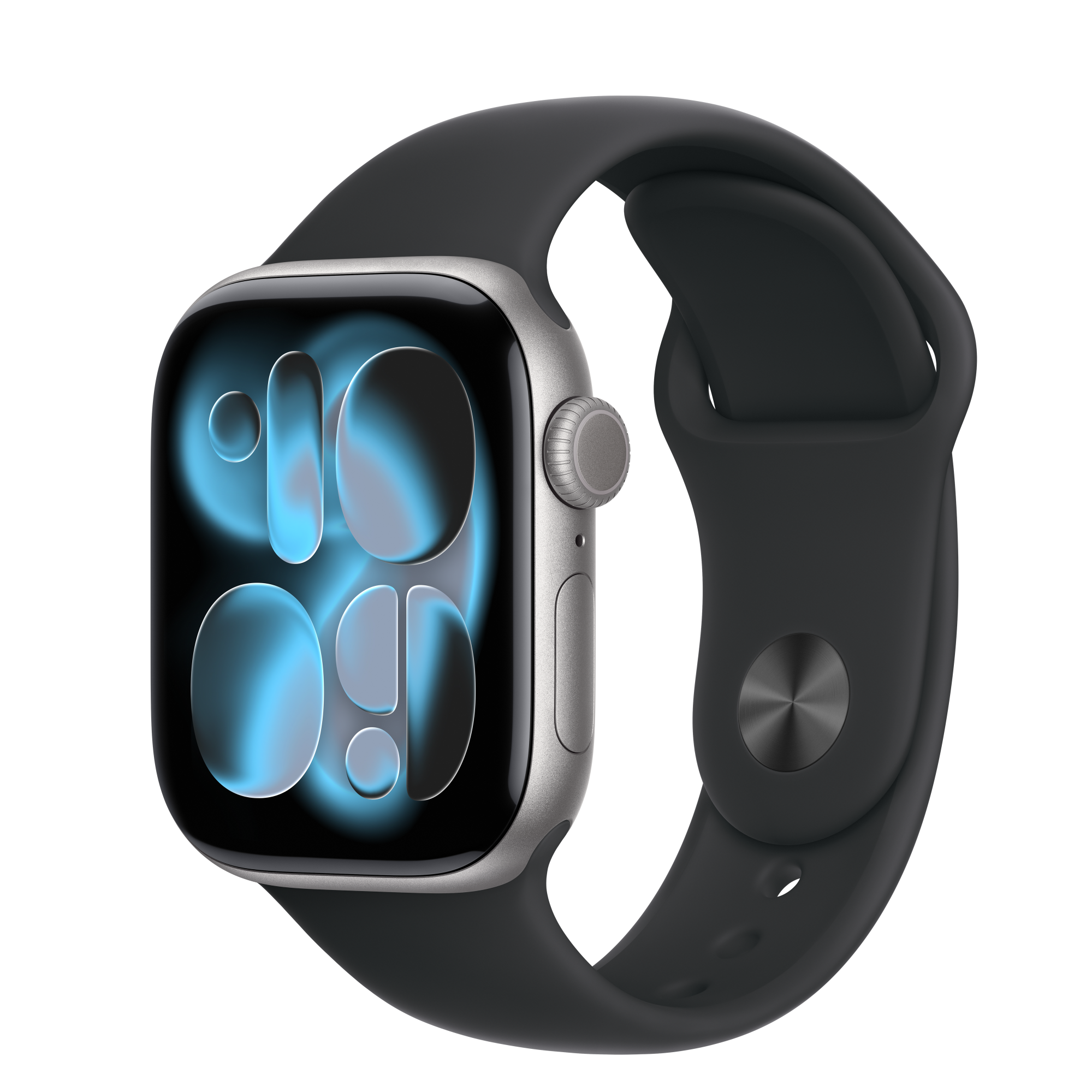 Apple Watch Series 11 42mm GPS Space Gray S/M Black Sport Band