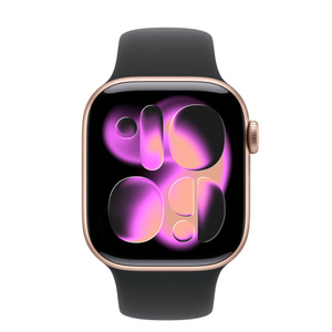 Apple Watch Series 11 46mm Rose Gold Aluminium Case GPS + Cellular Sport Band(S/M) [Light Blush]