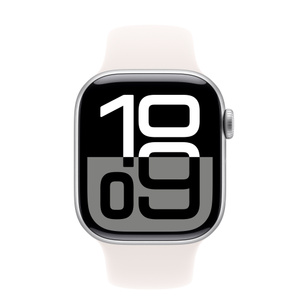 Buy Apple Watch Series 10 GPS, 42mm Silver Aluminum Case with  