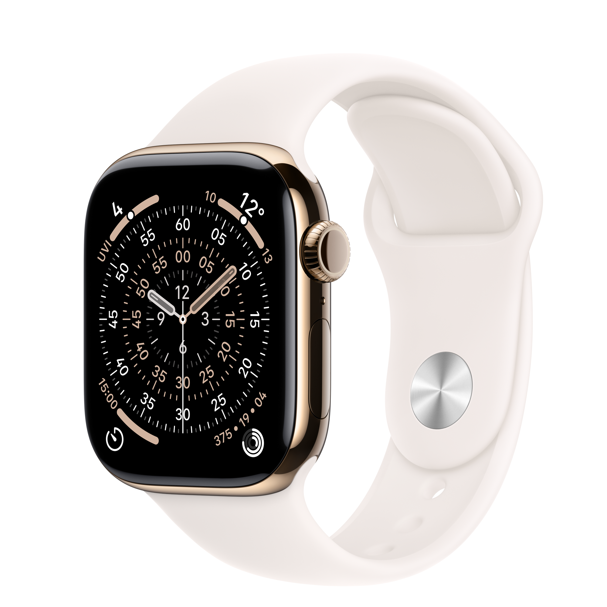 Buy Apple Watch Series 11 GPS Cellular, 42mm Gold Titanium Case