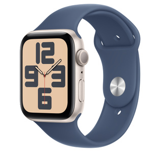 Buy Apple Watch SE GPS, 44mm Starlight Aluminum Case with Denim 