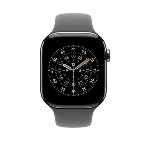 46mmケース用ストーングレイスポーツバンド - M/L - Apple（日本）