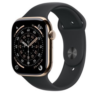 Buy Apple Watch Series 11 GPS + Cellular, 46mm Gold Titanium Case 