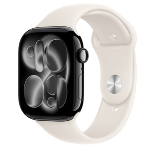 Buy Apple Watch Series 11 GPS Cellular, 46mm Jet Black Aluminum