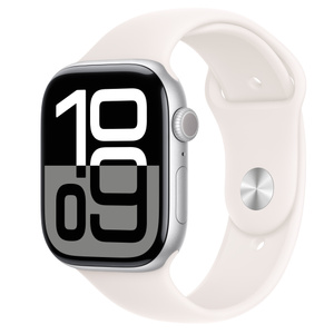 Buy Apple Watch Series 10 GPS + Cellular, 46mm Silver Aluminum 