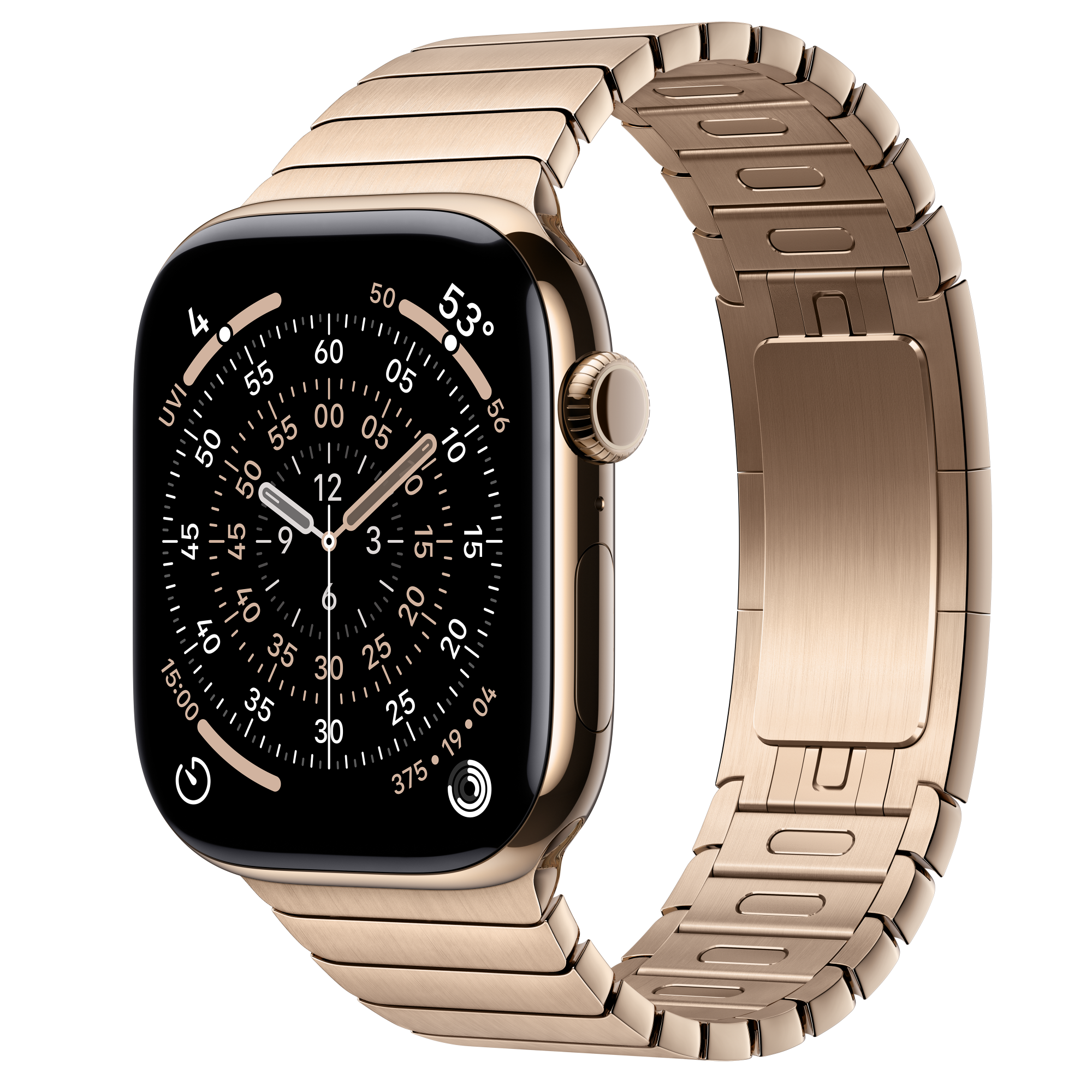 Buy Apple Watch Series 11 GPS Cellular, 46mm Gold Titanium Case