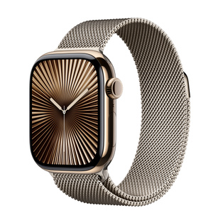 Buy Apple Watch Series 10 GPS + Cellular, 42mm Natural Titanium 