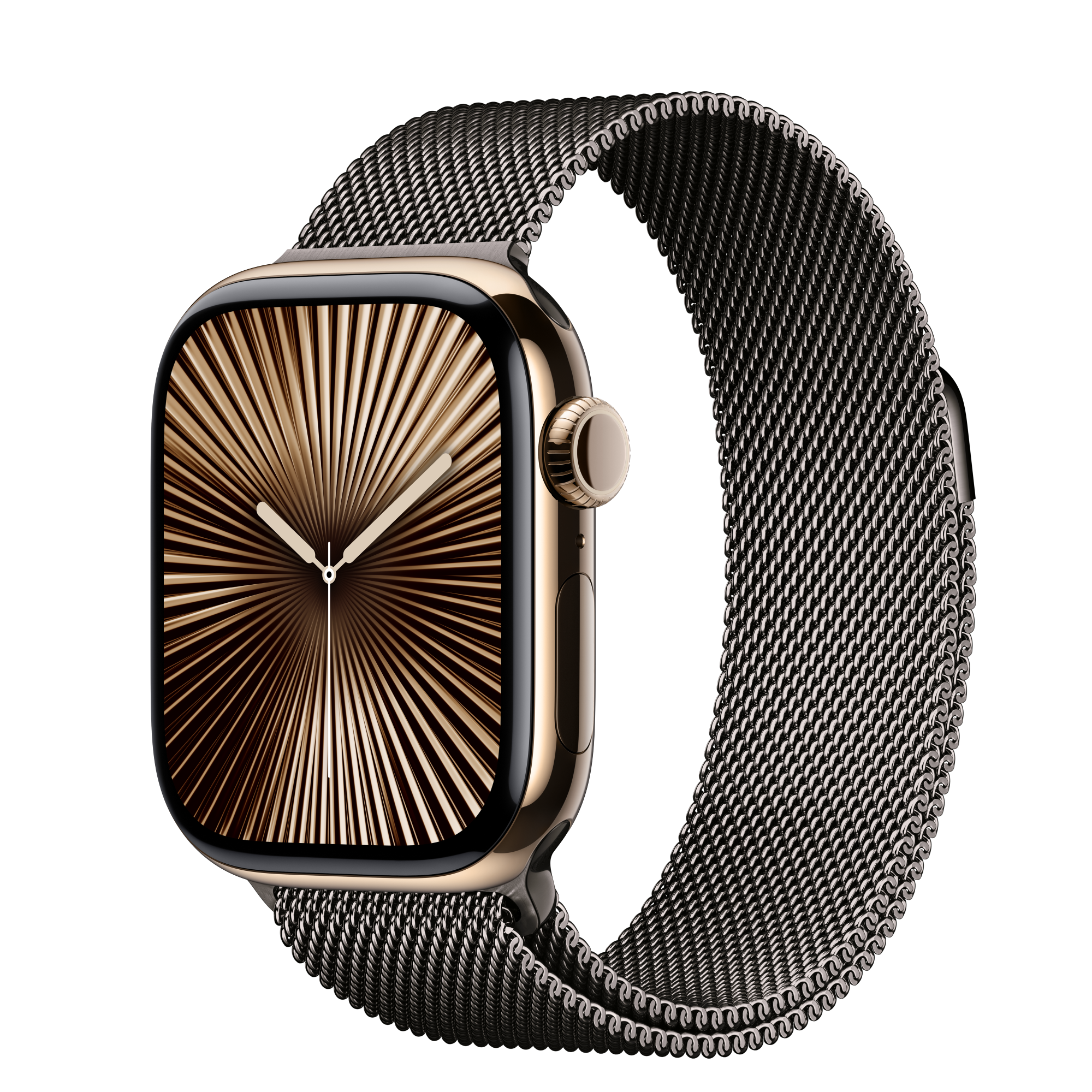 Buy Apple Watch Series 10 GPS + Cellular, 42mm Gold Titanium Case 
