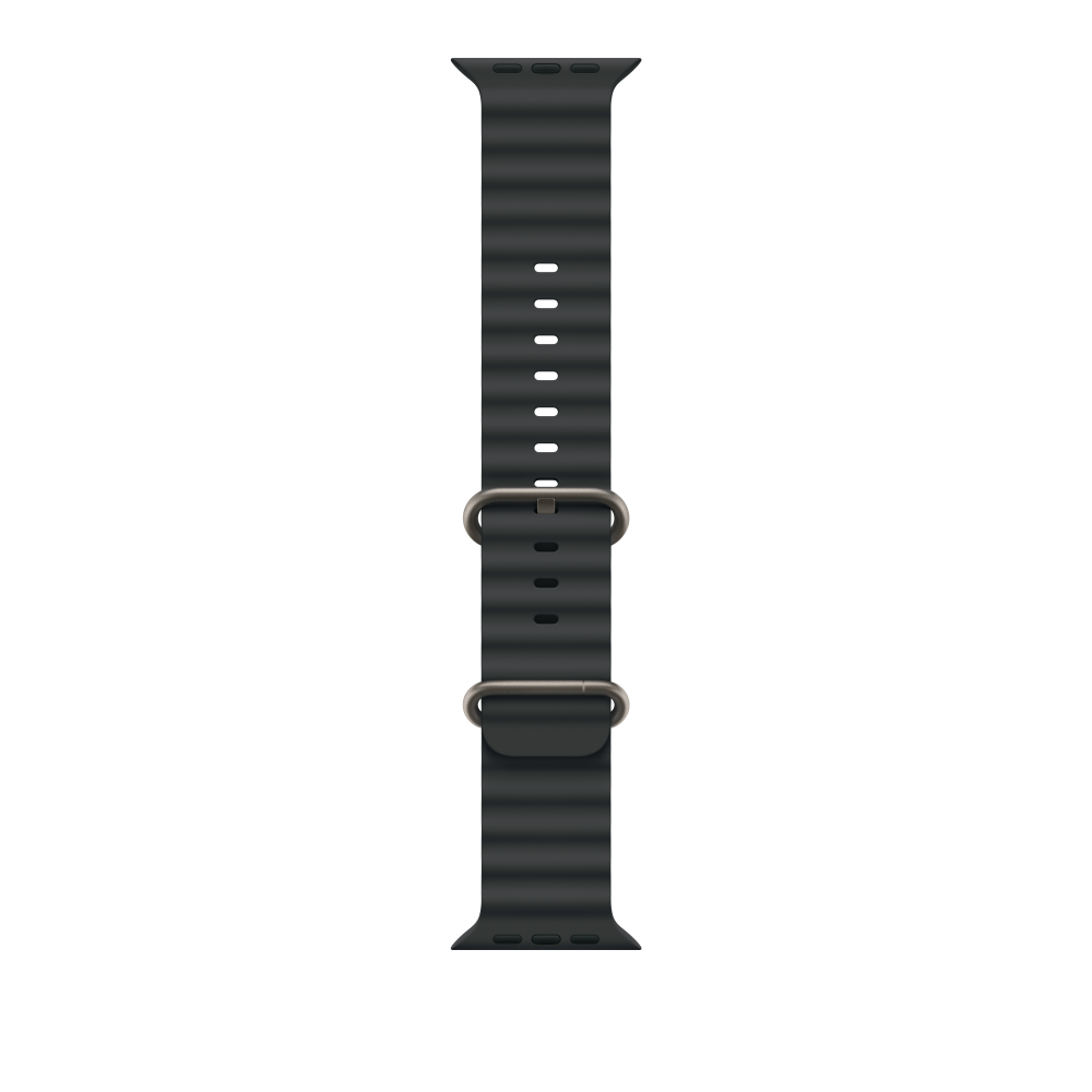 49mm Black Ocean Band - Natural Titanium Finish – MXTL3ZM/A