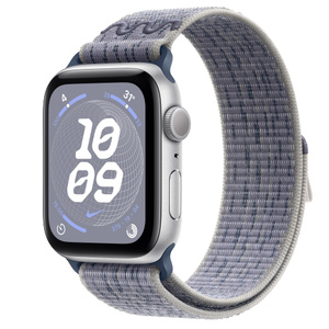 Buy Apple Watch SE GPS, 44mm Silver Aluminum Case with Grey/Blue