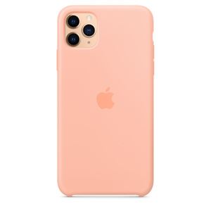 iPhone 11 Pro Max Silicone Case - Grapefruit - Apple (IN) iPhone 11 Pro