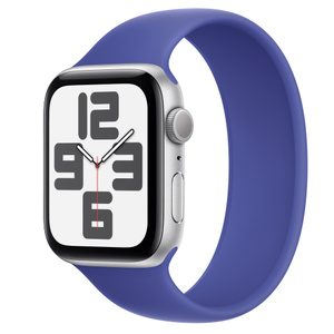 Buy Apple Watch SE GPS, 44mm Silver Aluminum Case with Ultramarine 