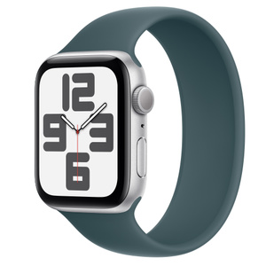 Buy Apple Watch SE GPS, 44mm Silver Aluminum Case with Lake Green  