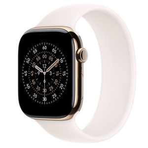 Buy Apple Watch Series 11 GPS + Cellular, 46mm Gold Titanium Case with ...
