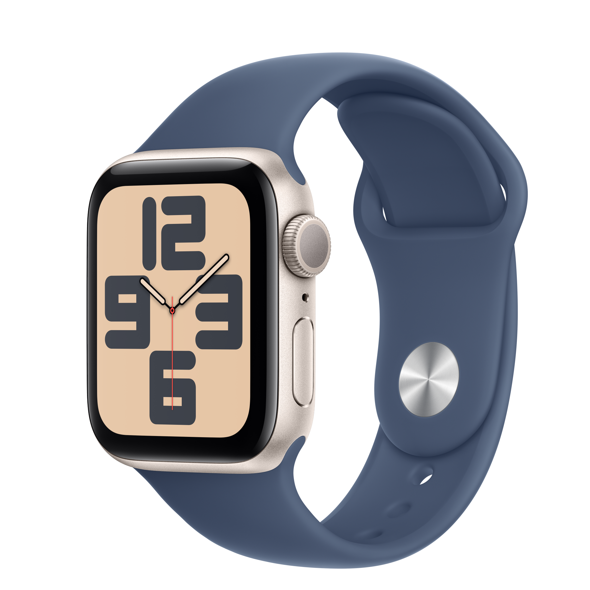 Buy Apple Watch SE GPS, 40mm Starlight Aluminum Case with Denim 