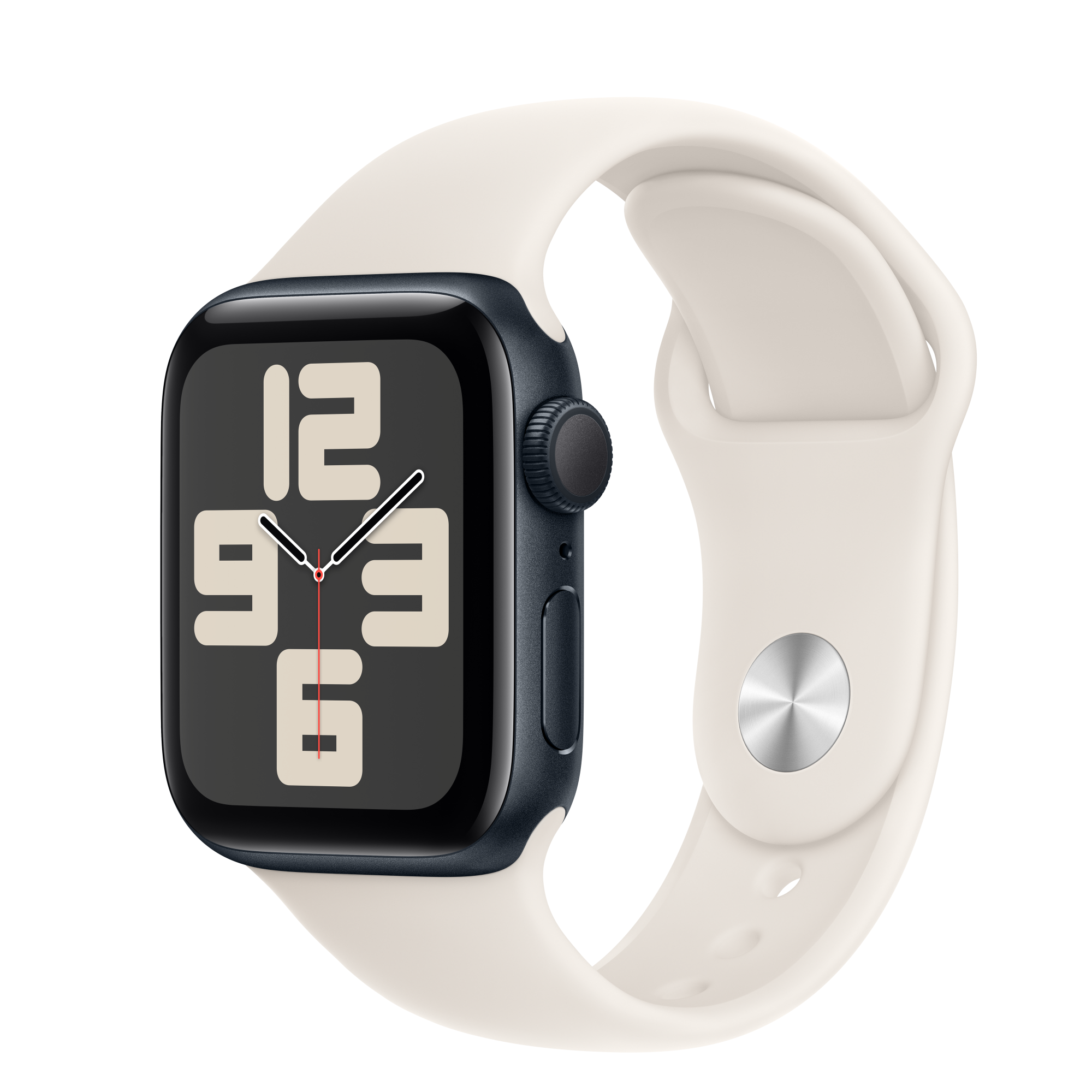 Buy Apple Watch SE GPS, 40mm Midnight Aluminum Case with Starlight 