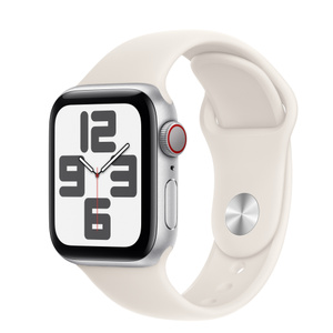 Buy Apple Watch SE GPS + Cellular, 40mm Silver Aluminum Case with  