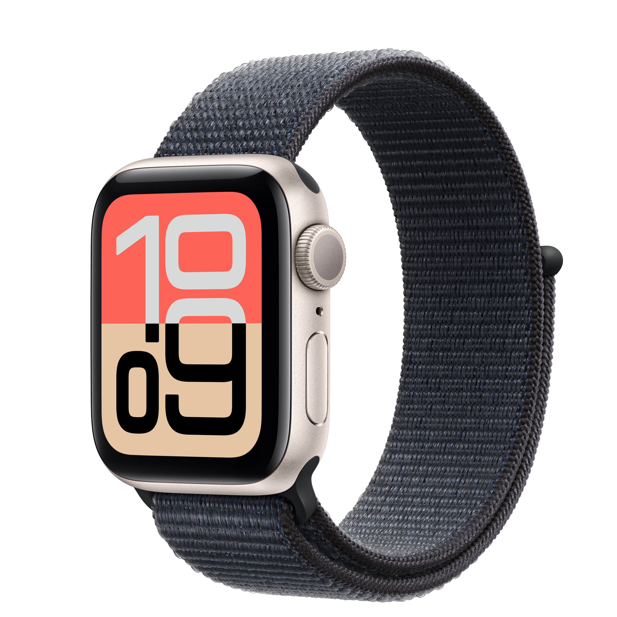 Buy Apple Watch SE GPS, 40-mm Starlight Aluminium Case with Ink - Main Image