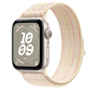 Apple Watch SE (GPSモデル) - 44mmスターライトアルミニウムケースと  